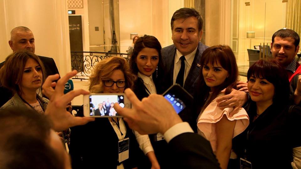 I am still in Baku, despite Georgian government trying to stop me - Mikheil Saakashvili geotv.ge
